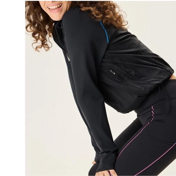 Outdoor Voices FrostKnit Hoodie Quarter zip pullover hoodie jacket. - Picture 2 of 12